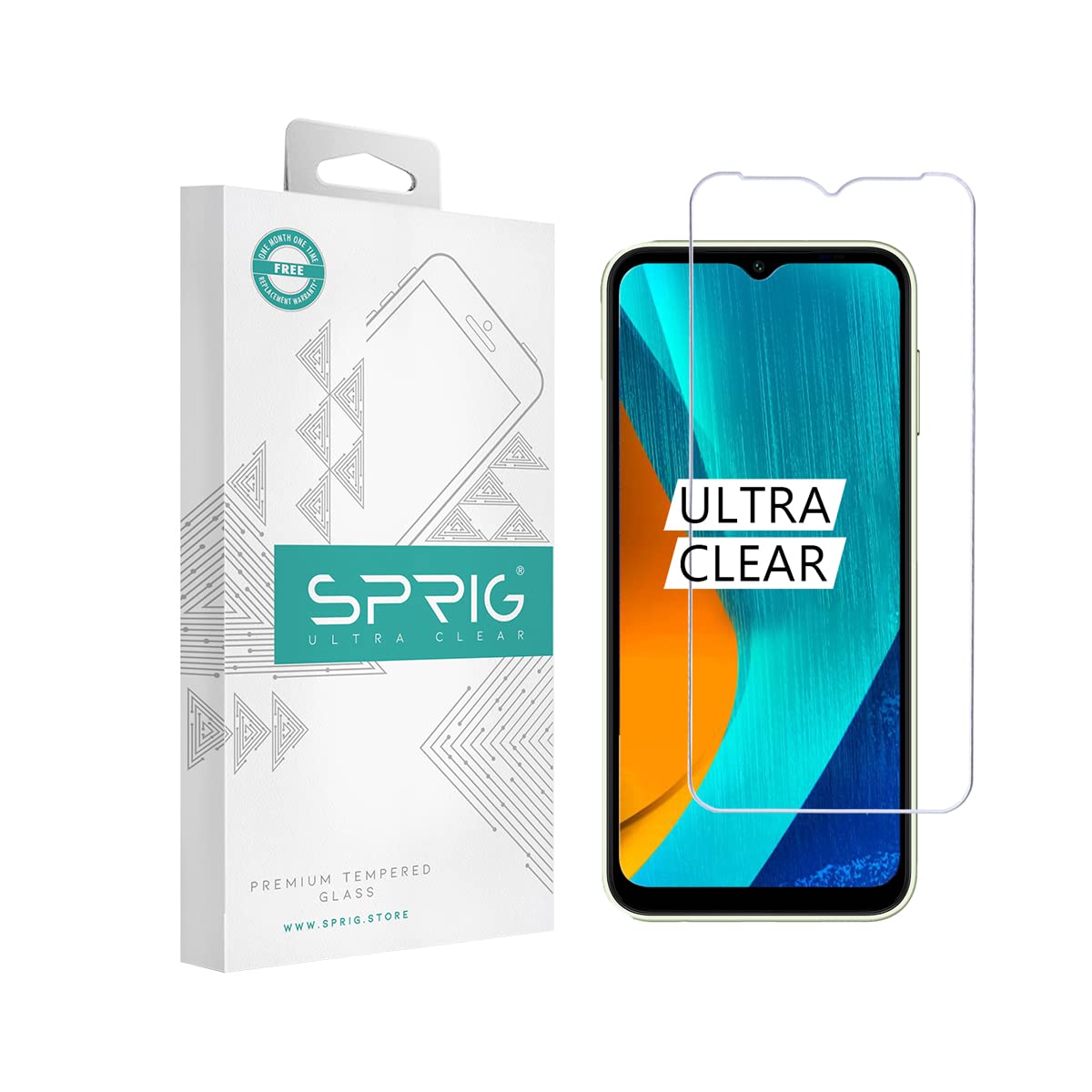 SPRIG Clear Tempered Glass/Screen Protector for Samsung Galaxy A14 5G (B0BW61GNB8) Amazon Price History, Amazon Price Tracker