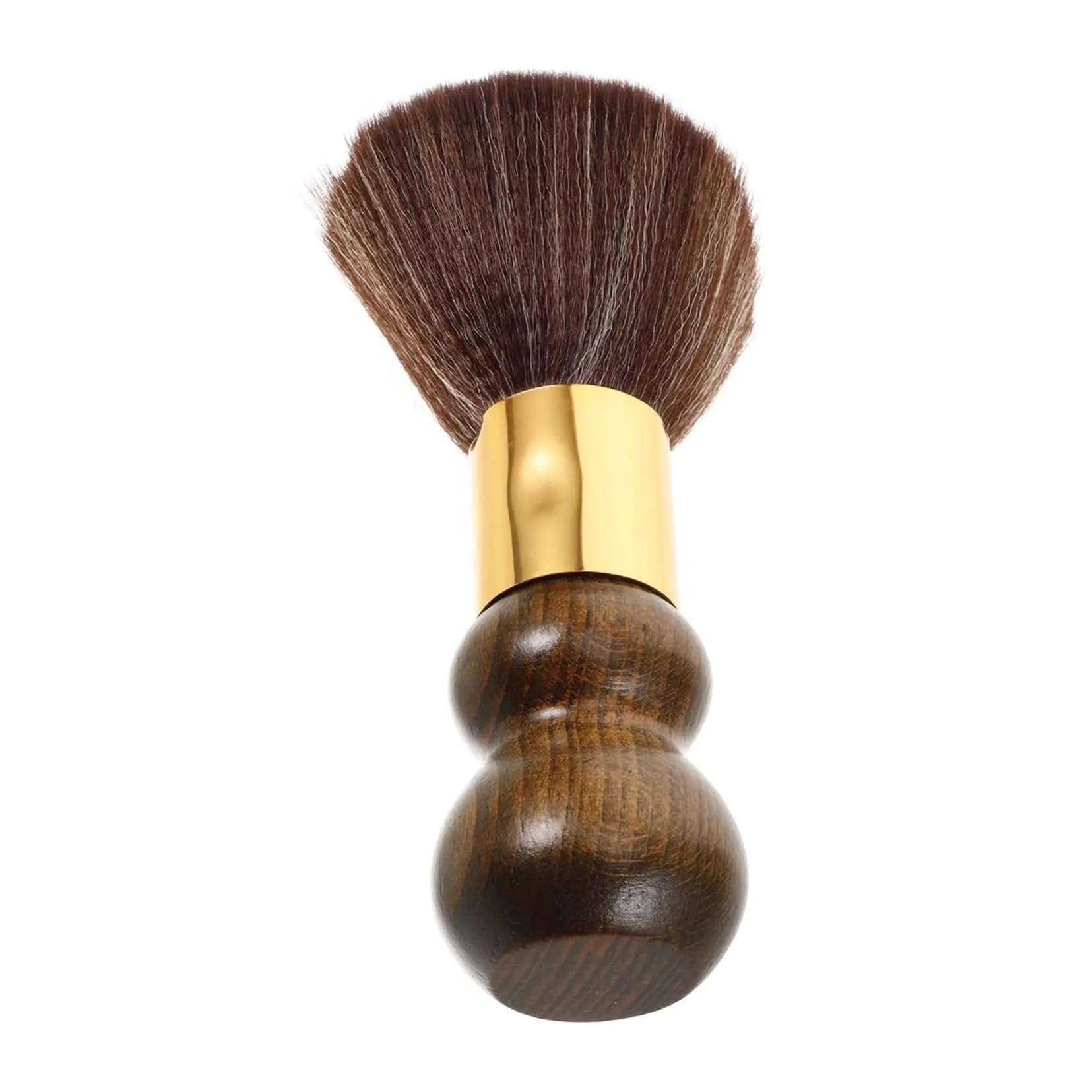 Cepillo Suave For Peluquería, Cepillo De Limpieza For Eliminar El Polvo De La Cara Y El Cuello, Mango De Madera, Cepillo De Maquillaje De Estilo Antiestático(B)