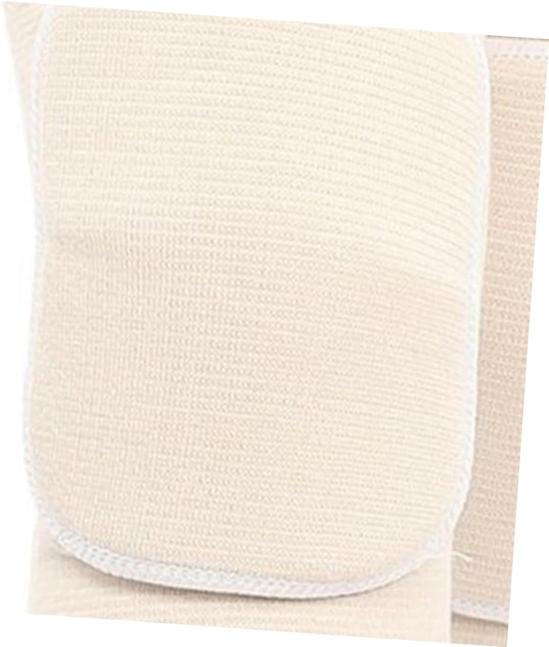 Sponge Knee Pads 1 Pair Thick Support Brace for Volleyball Outdoor Sports | Breathable Sponge Design, Even Pressure Spreading, Comfortable Relief, Beige Color, Suitable for Exercise and Fitness