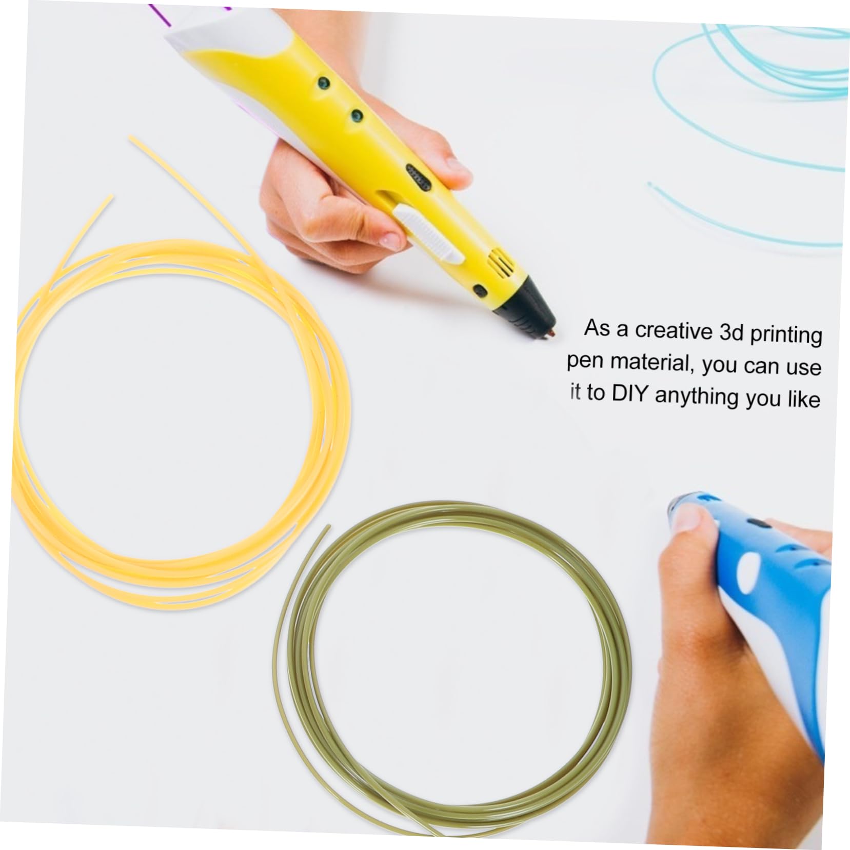 3 Juegos Consumibles De Impresión Suministros Impresora D Cables De Impresión 3d Filamento De Impresión Material 3d Suministros De Impresión Filamento Abdominal Abs 30 Rollos*3