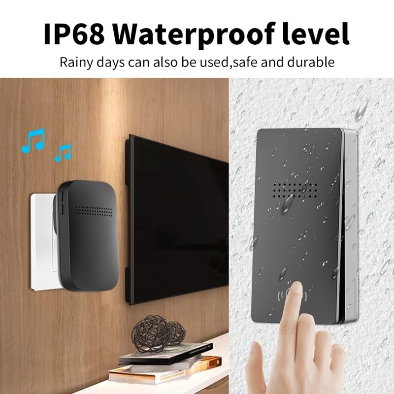 Aucune batterie requise pour cette sonnette extérieure sans fil - 5