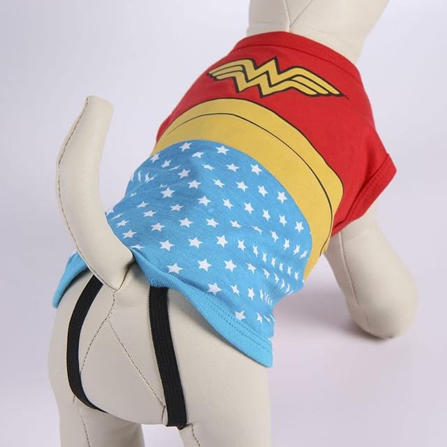 Foto 2 de 3 de Cerdá - For Fan Pets - Camiseta para Perro de Wonder Woman - Licencia Oficial DC Comics®