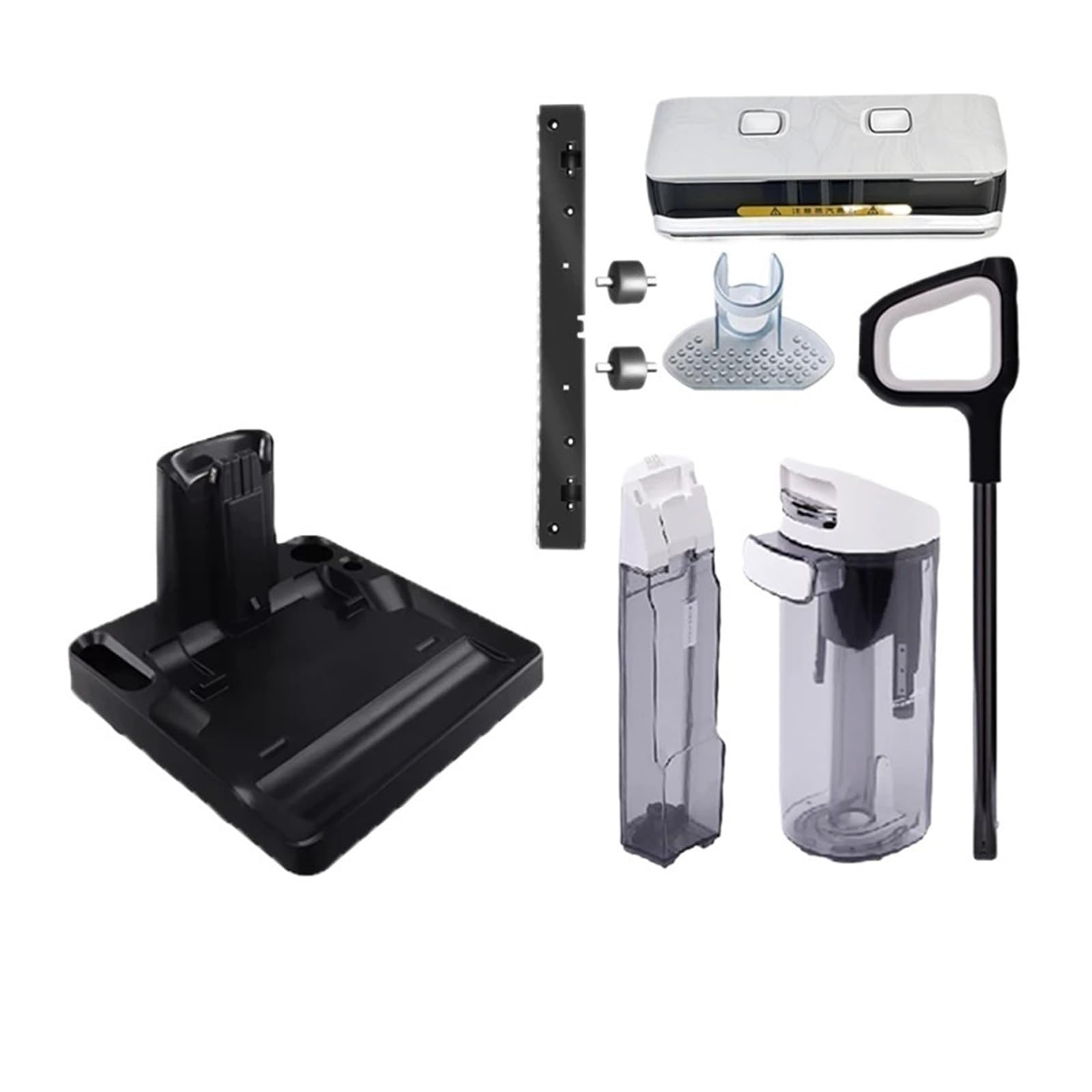 Compatible con Tineco, Floor ONE S7 STEAM, aspiradora inteligente y lavadora con tanque de agua húmeda y seca con piezas de limpieza a vapor (base de carga)
