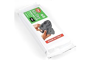 Pepy Premium European Air Dry Modeling Clay Black 1.1 lb Bar