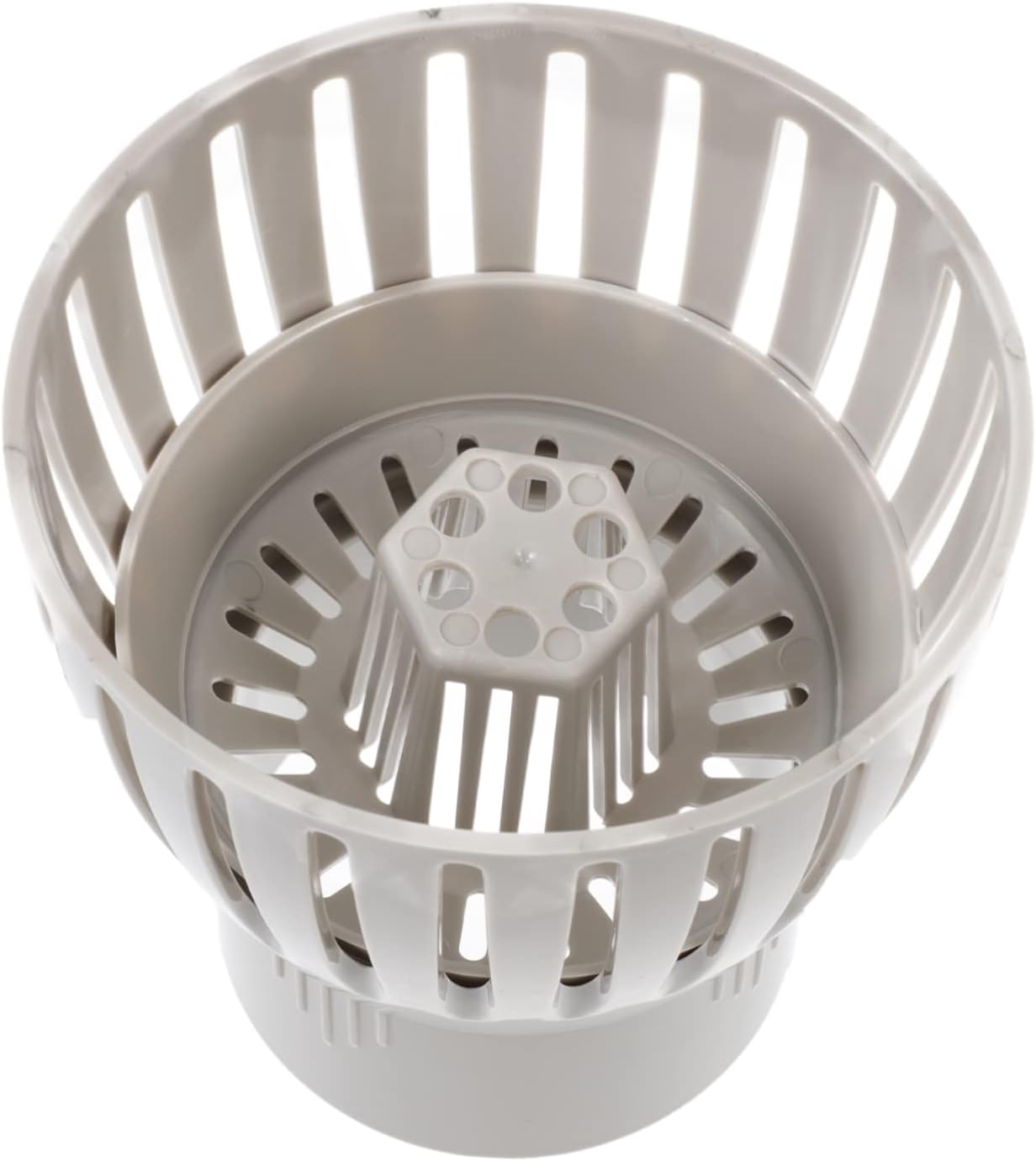 Happyyami 2 Pcs Filter Aquarium Filter Basket Filter for Sink Pool Drain Cover Strainer for Sink Swimming Pool Accessories Plastic Fish Tank Fish Pond Flier Net Fish Tank Filter Cover White