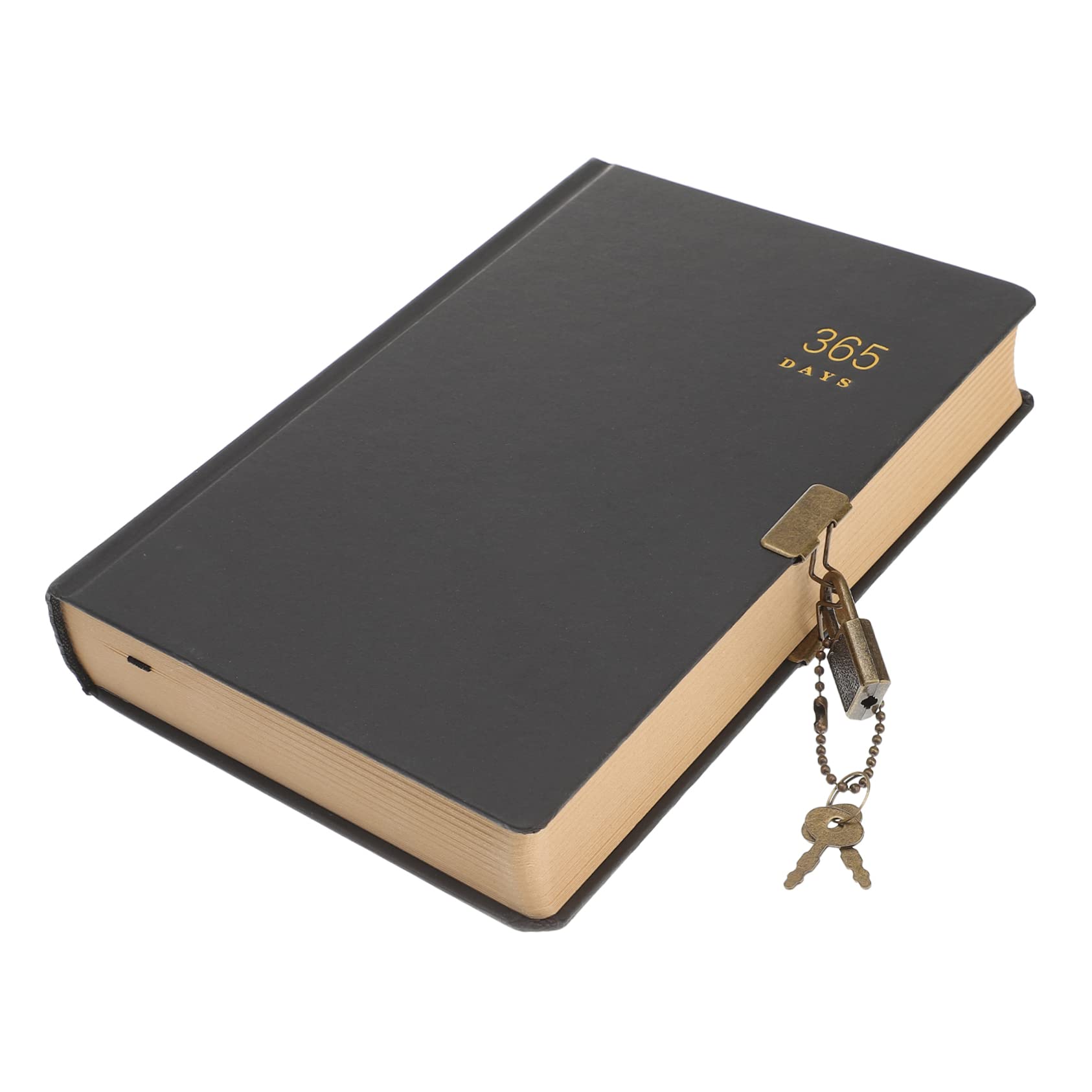 MAGICLULU Quaderno Diario 365 Giorni con Lucchetto, Portatile, per Scrivere Pensieri e Scuola, Carta, per Studenti e Ufficio Stili multipli