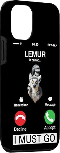 Miniatura 3 de Funda novedosa para iPhone 13 Pro Lemur Is Calling Funny Native Mamifs Pet Lovers