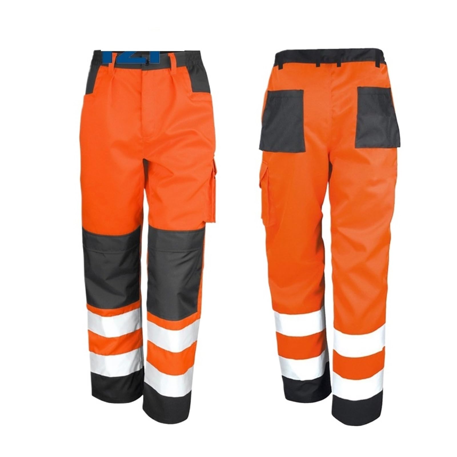 Pantalones de Trabajo Hombre Pantalones de Trabajo Seguridad for Hombre, Pantalones, con Cinta Reflectante, Multibolsillos