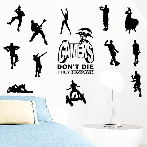 Miniatura 2 de SUPANT Calcomanías de juego para pared, Where We Droppin Boys for, murales de póster de juegos para bailar, guardería, habitación de niños, vinilo