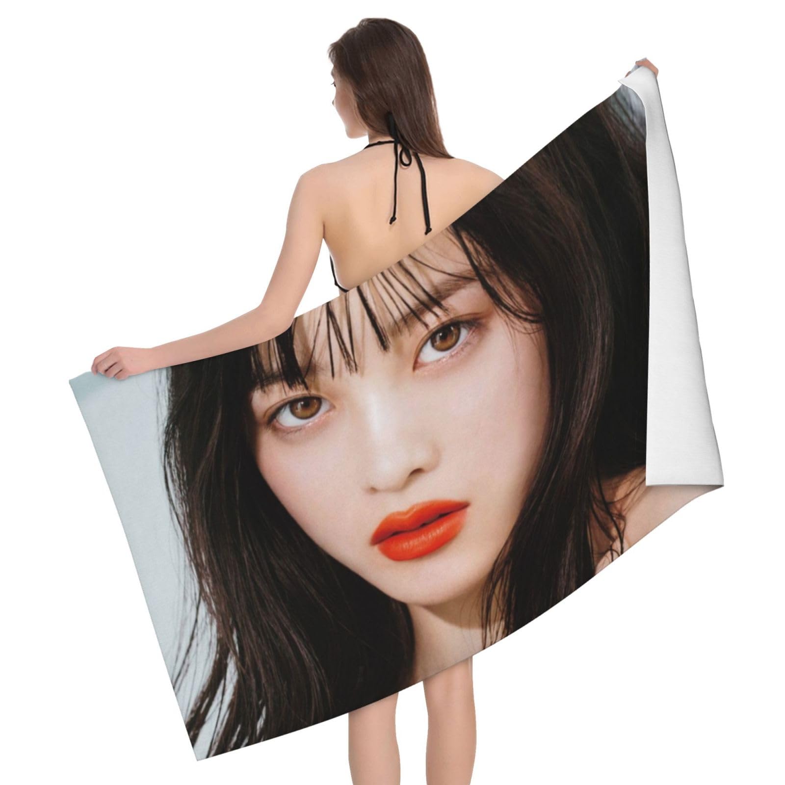 Amazon｜橋本環奈 (1) マイクロファイバー バスタオル 大判 タオル