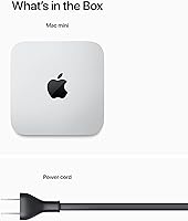 Vista 7 de Apple Computadora de escritorio Mac Mini, chip M2 con CPU de 8 núcleos y GPU de 10 núcleos, principios de 2023, - 16 GB, SSD de 256 GB