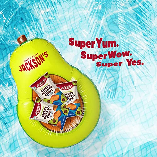 Jackson’s Sweet Potato Kettle Chips With Sea Salt Made With Premium Avocado Oil (5 Oz, Pack Of 7) - Allergen-Friendly, Gluten Free, Peanut Free, Vegan, Paleo Friendly - Shark Tank Product #TOP4