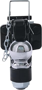 8-Ton Pintle Hitch Receiver with 2Hitch Ball, Pintle Hook, 16k LBS | Combination Hitch, 16,000 lbs