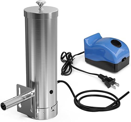 Generador de humo frío de acero inoxidable, ahumador eléctrico portátil para ahumar, ahumar alimentos y carne, herramientas de barbacoa para ahumar