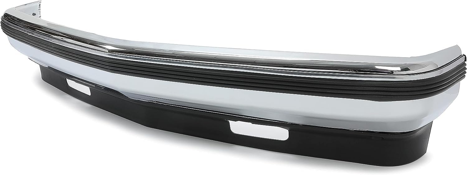 ECOTRIC Front Bumper Face Bar + Bumper Trim + Lower Air Deflector Compatible with 1988-2000 Chevy Silverado GMC Sierra Suburban Yukon Blazer Replacement for GM1002802, GM1057127, GM1090105