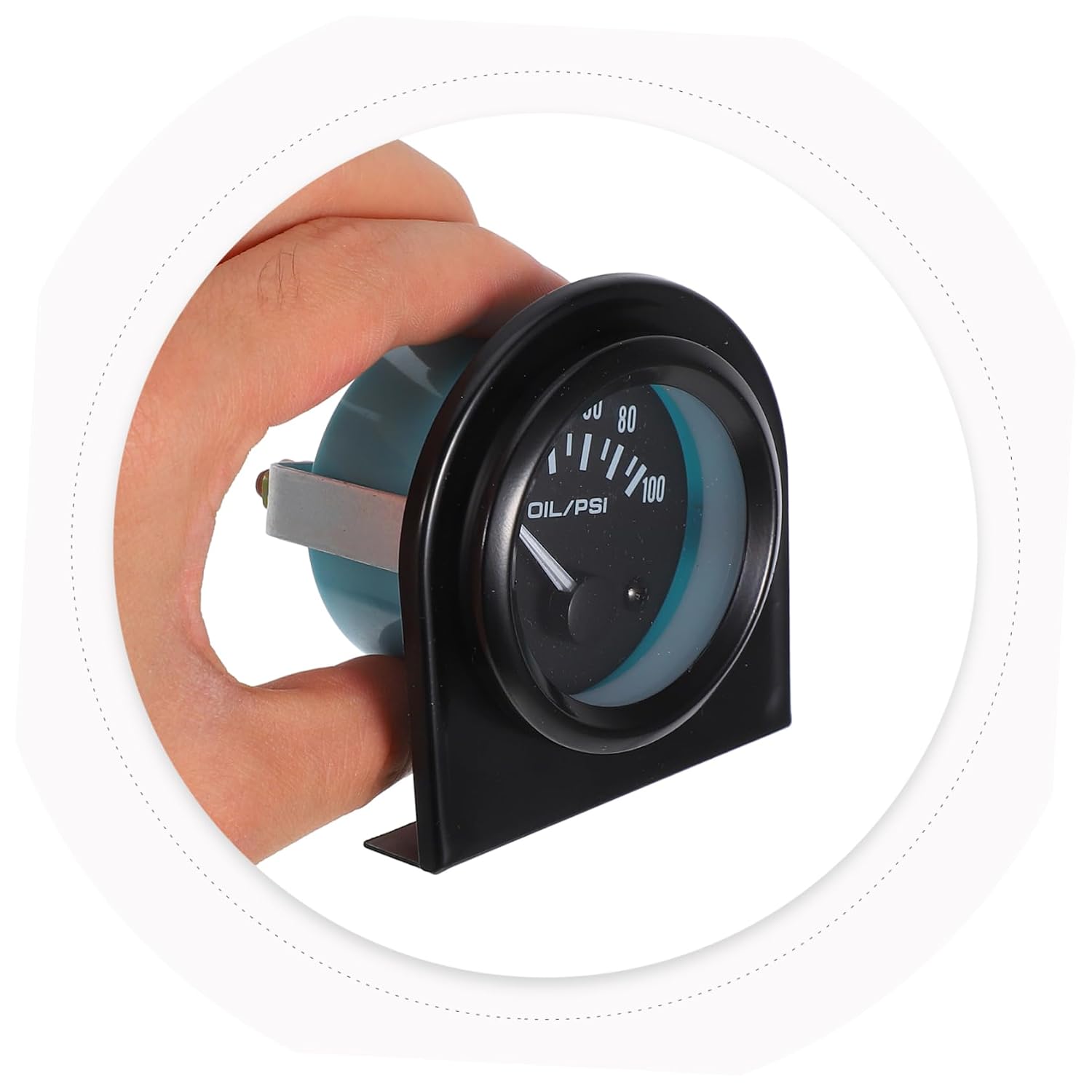 12v Automotive Oil Pressure Gauge for Vehicles Psi Display Easy Installation for Car Models Voltage Gauge for Accurate Readings