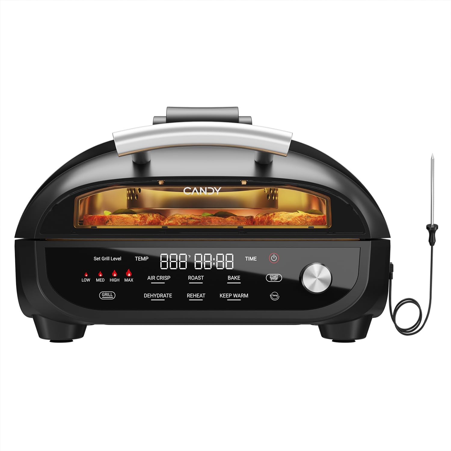 Candy Indoor Grill & Air Fryer with Ceramic Accessories