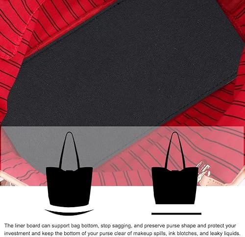 Miniatura 4 de PH PandaHall 6 piezas de 3 tamaños de base de fieltro, base de inserción de bolsa rectangular, base de inserción negra, bolsa de inserción inferior,