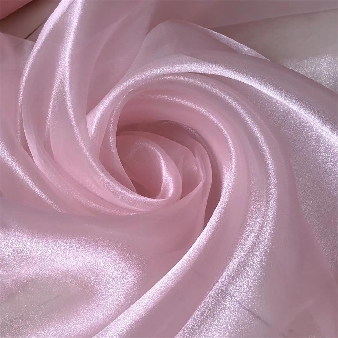 Organza Fabric， Multicolor Sequined Polyester Organza Fabric 100cm X 150cm for Sewing and Decoration(Pnnrk)