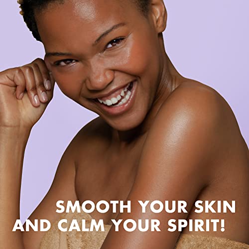 Unilever SheaMoisture Creme Body Scrub Lavender Calming Skin Care with Fair Trade Shea Butter 11.3 oz