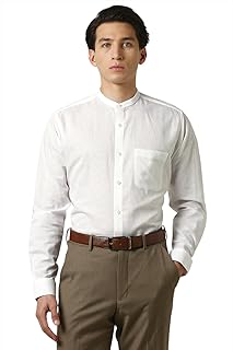 Van Heusen Men Cotton Solid Regular Fit Shirt Price In India