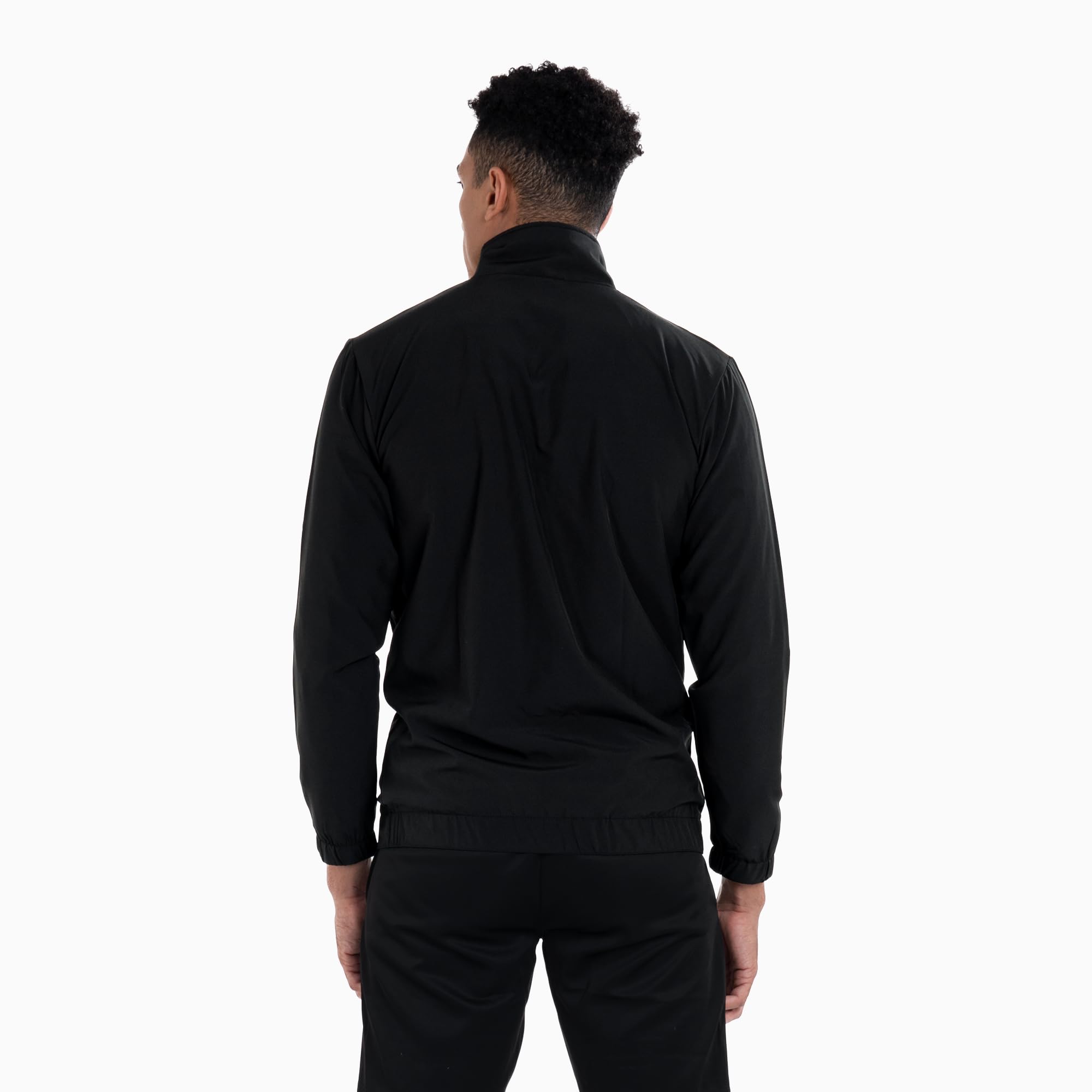 HNDRD Unisex Sprint Jacket |Advanced Dry Wicking Tech| Temperature Control | Air-Dry Tech |Badminton | Football |Pickleball | Running |All Sports and Fitness |Black(XL) 1