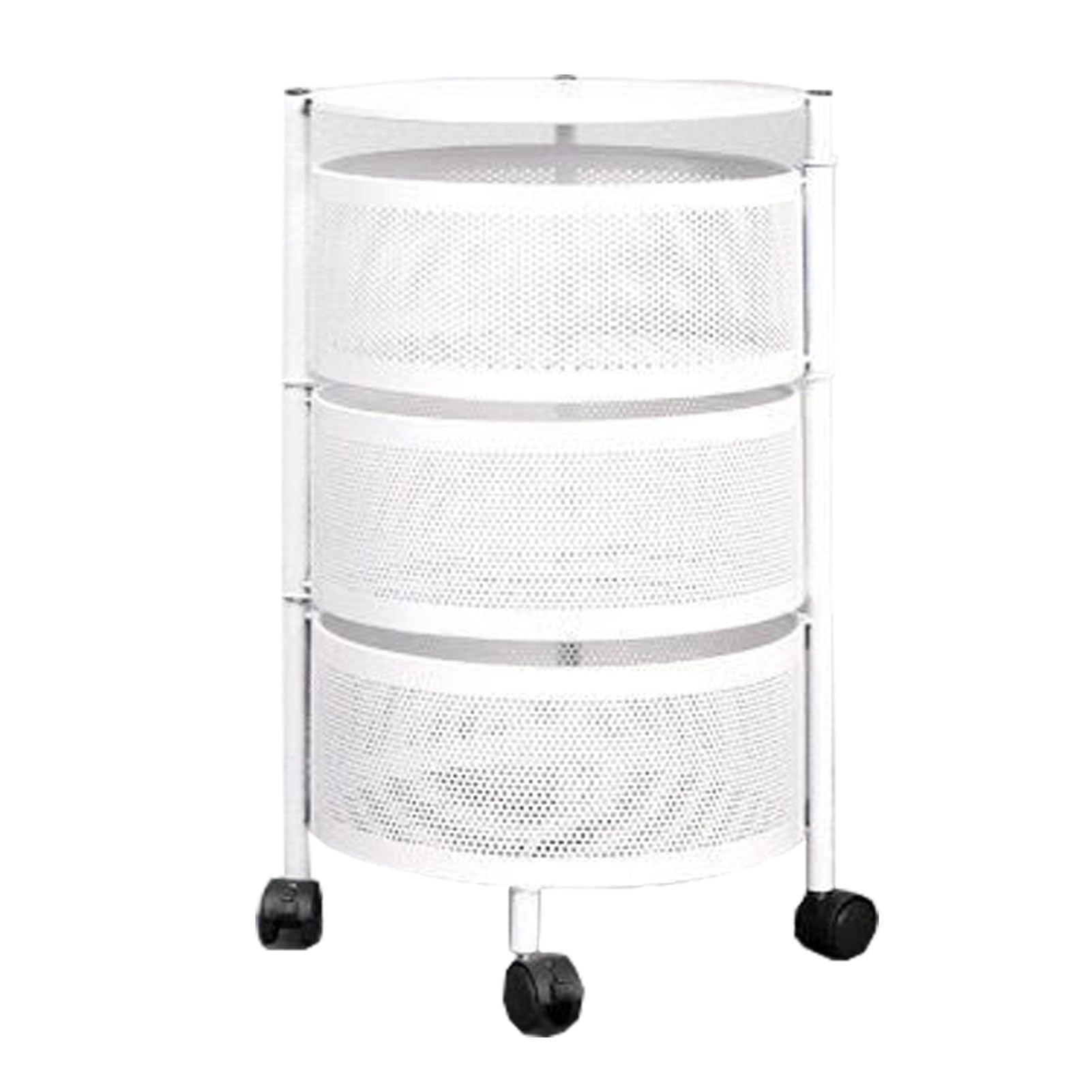 Organizador de almacenamiento de 3 niveles giratorio y resistente