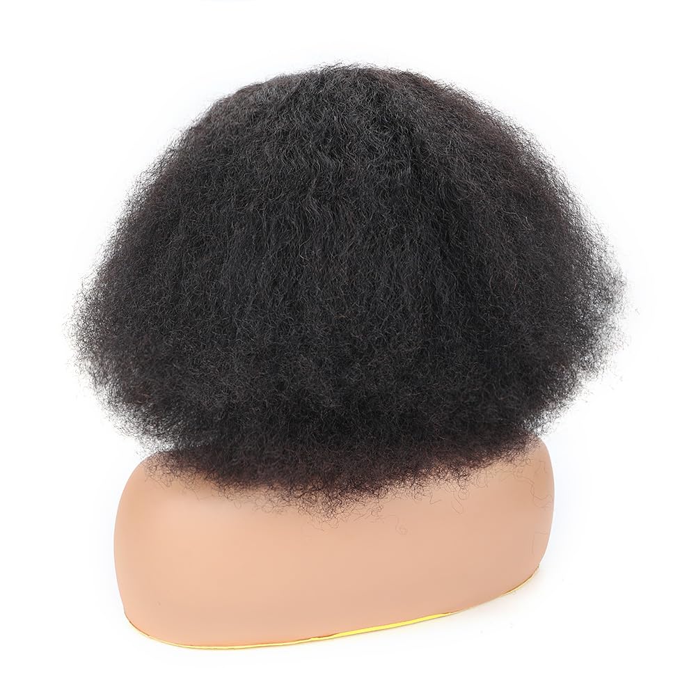 4x4 Lace Front Kinky Curly Wig Afro Curly Frontal Closure Human Hair Wigs for Women 180% Density Glueless Wig Pre Plucked With Baby Hair 10Inch - Image 4