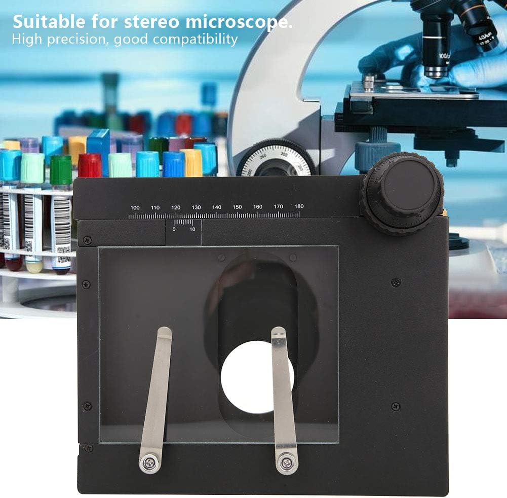 Professional XY Gliding Table Manual Stage Removable for Stereo Digital Microscopes