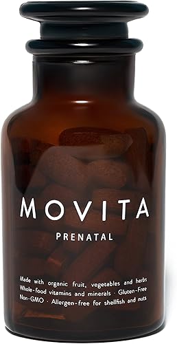 Miniatura 1 de Movita Prenatal Multivitamin - for Healthy Mom and Baby - During Pregnancy  Breastfeeding - Fermented Whole Foods Vitamins - Organic Vegan-Friendly