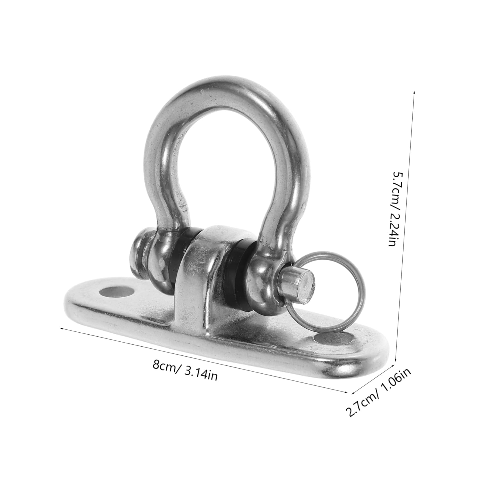 ROMISBABA Swing Hanging Kit Hardware Ceiling Hooks Heavy Duty for Outdoor Swing Mounting Easy Install
