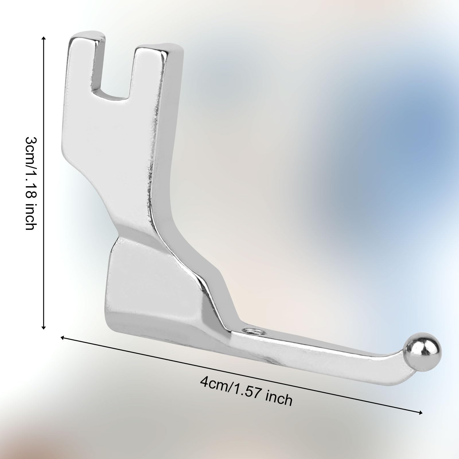2PCS Piedino Premistoffa P369, P369 Nuovo Piedino Speciale Per Perline E Paillettes, Piedino Per Cucire, Accessori Per Macchina Da Cucire Per Tessuti Con Perline Da Sposa