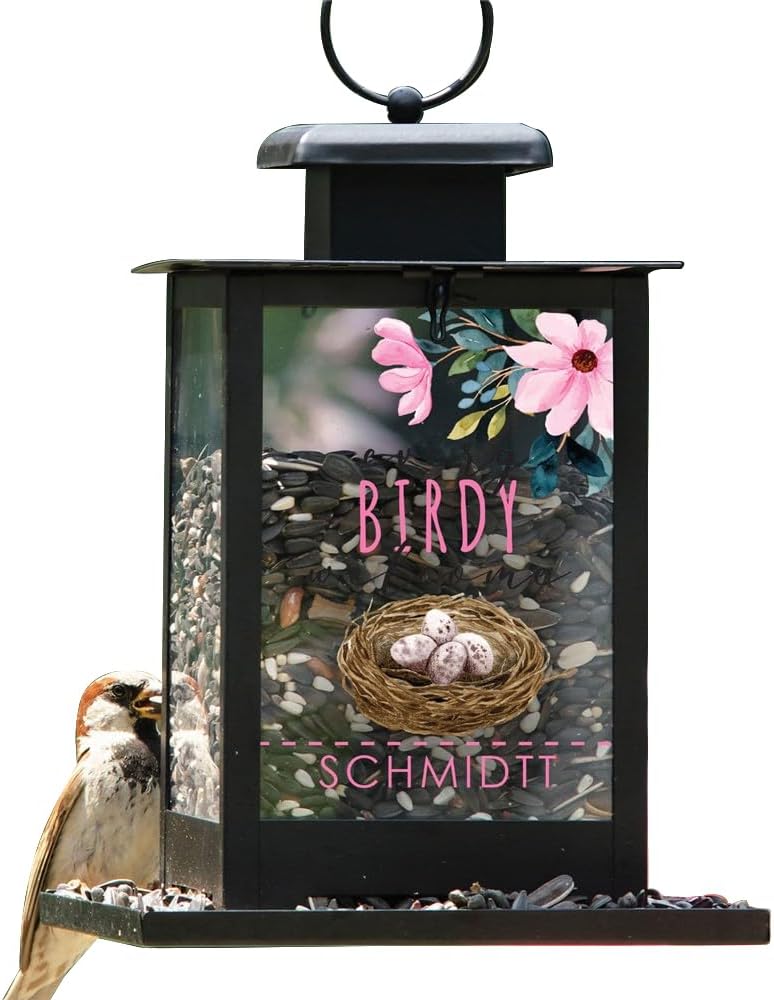 Wreath Personalized Bird Feeder