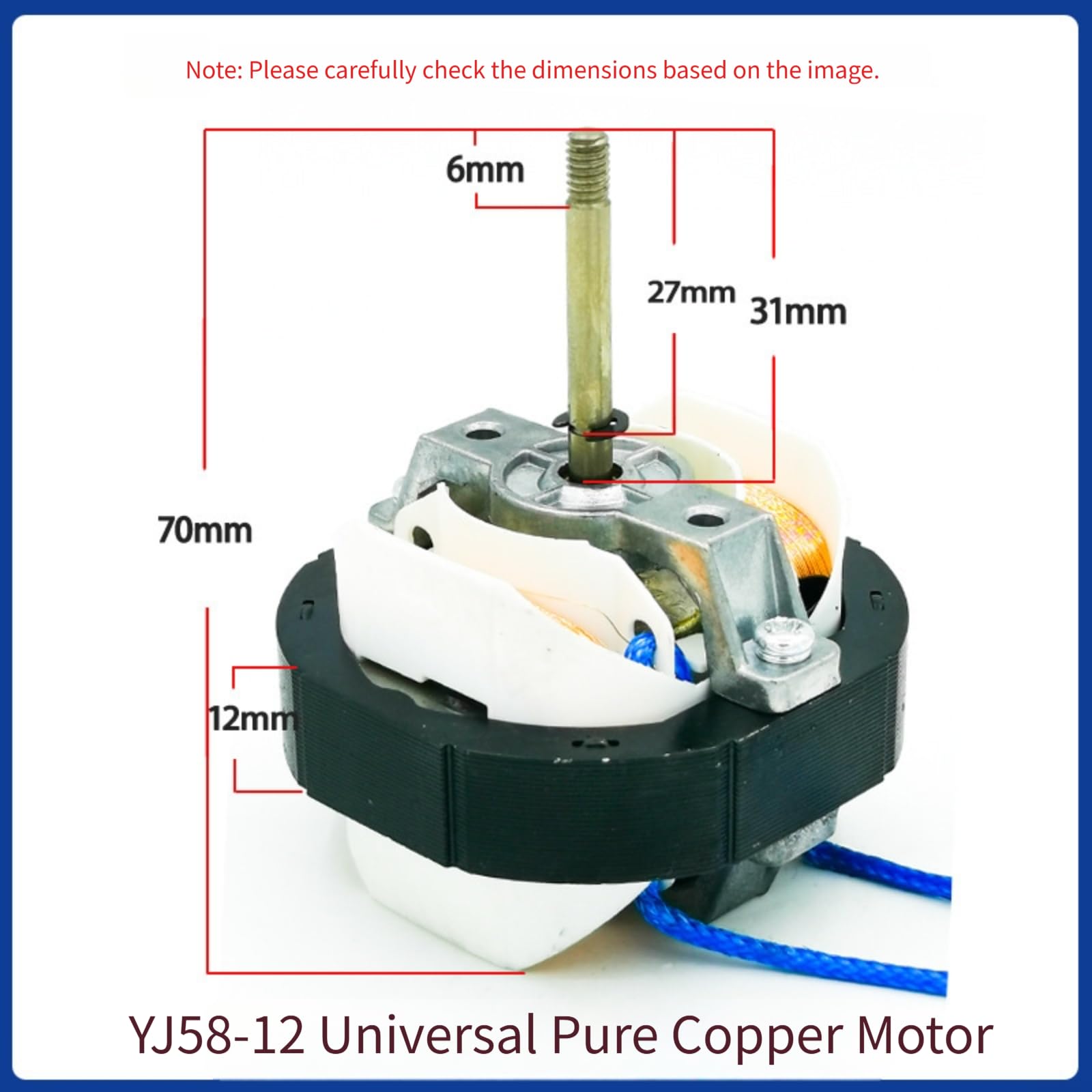 Motor asíncrono YJF61 de 220 V para reparación de electrodomésticos de