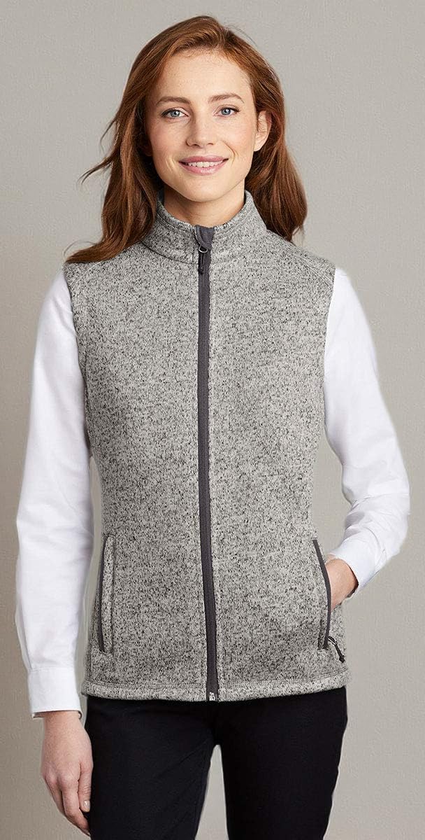 Port Authority Ladies Sweater Fleece Vest - Image 6