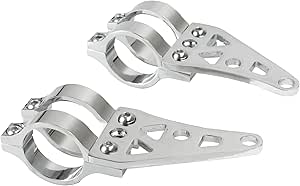 Chrome Fork Mounts For 35mm-41mm Tubes - Maati Srijan - View #4