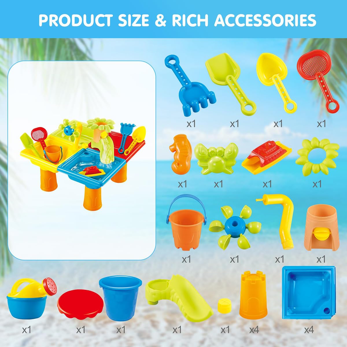 Amazon.co.jp: ウォーターテーブル 水遊び おもちゃ サンド