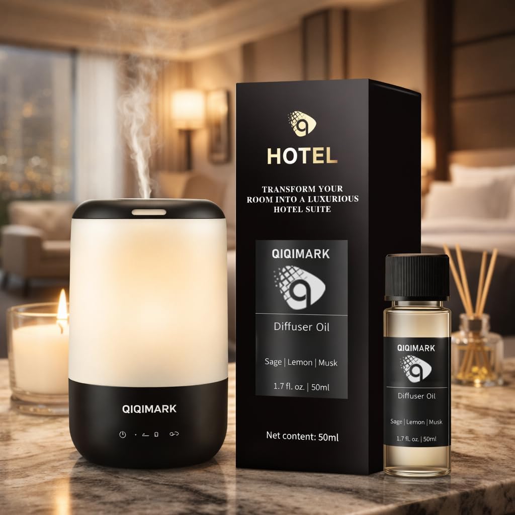 Hotel Collection Diffuser Oil 200ml, Hotel Fragrance Oil Set 4 * 50 ml The Most Popular 5-Star Hotel Scents, Fragrance Oil Set