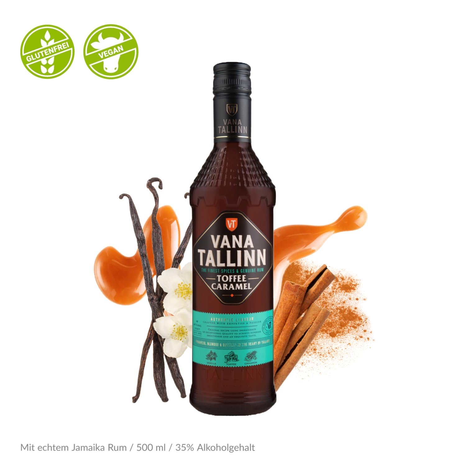 Vana Tallinn Set 4 Flaschen á 500 ML (Toffee Caramel, Coffee Espresso, Original 35%, 45%)
