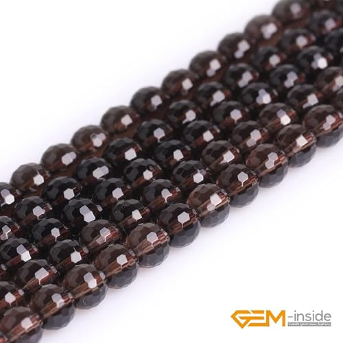 Miniatura 241 de GEM-Inside Red Orange Carnelian Gemstone Loose Beads Natural Energy Power Beads for Jewelry Making Round Faceted 8mm 15