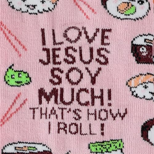 Image of Kerusso Adult Socks, Christian Fun Socks, Novelty Socks, Cotton Blend Sock, One Size Fits Most