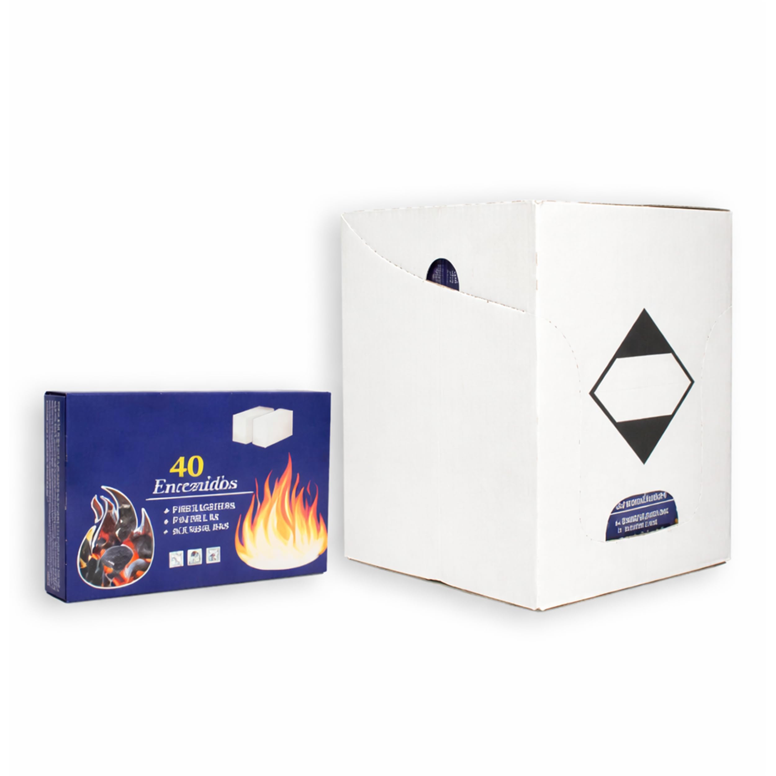 Pack 6 Pastillas de Encendido para Barbacoas y Chimeneas, Encendedor Sólido para Carbón y Leña, Encendido Rápido y Seguro, Ideal para BBQ, Estufas y Camping — view 8