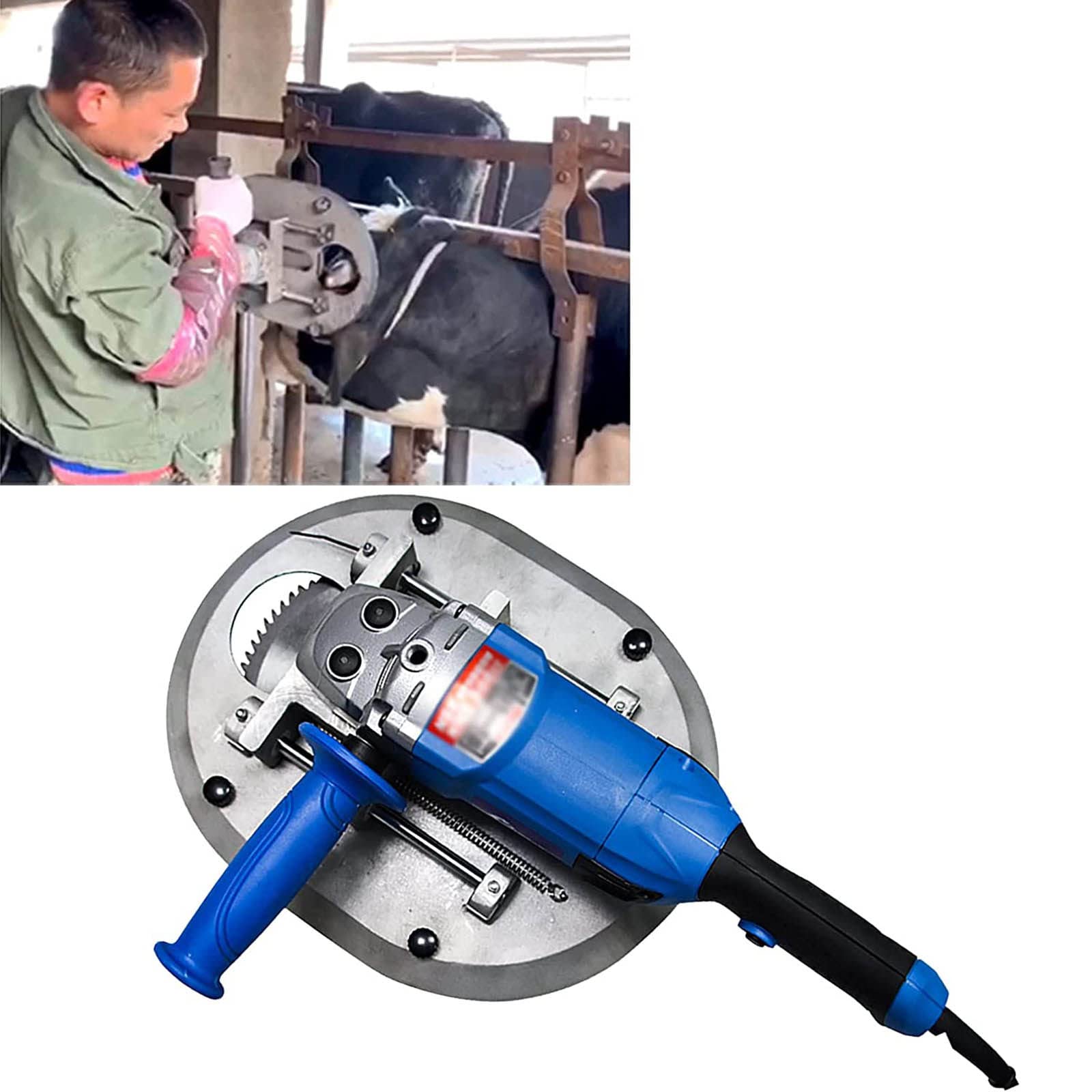 Dehorner elettrico per bovini e pecore, 1700 W, rompi corno senza sangue per allevamento di animali da ranch, strumento efficiente per la dehorning di vitelli e bovini adulti