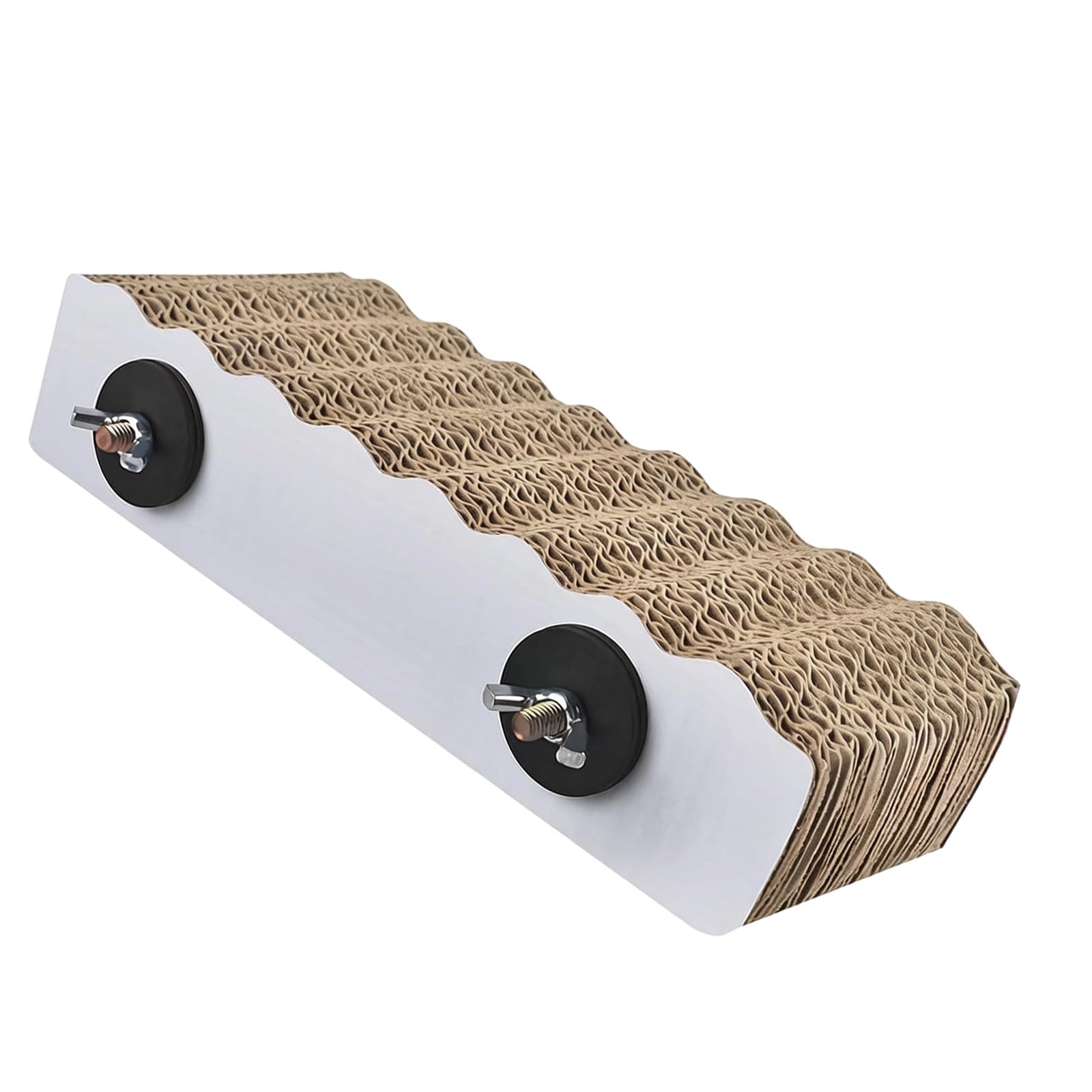 Percha para pájaros de cartón corrugado y soporte para periquitos