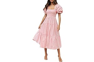 Women's 2024 Bohemian Summer Midi Dress