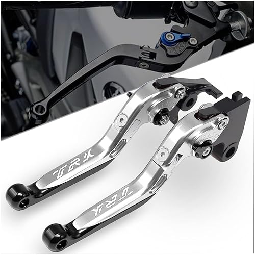 Motorcycle Accessories CNC Adjustable Extendable Foldable Brake Clutch Levers for Benelli TRK 251 2020 TRK502 TRK 502X 2019 2018 (Color  BlackG)