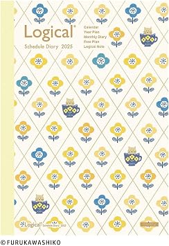 Logical Diary 2025 Monthly Note Type F/B6/Flower NS-B602-25FA2 PT1