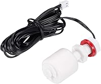 Vista 1 de MECCANIXITY Longitud de línea del flotador del flotador del interruptor HZB50A-60-80 del nivel del agua del flotador los 6.6 ft del hielo