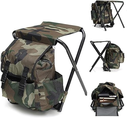 Yintrinsic Chaise Pliante Camping 100kg Camouflage