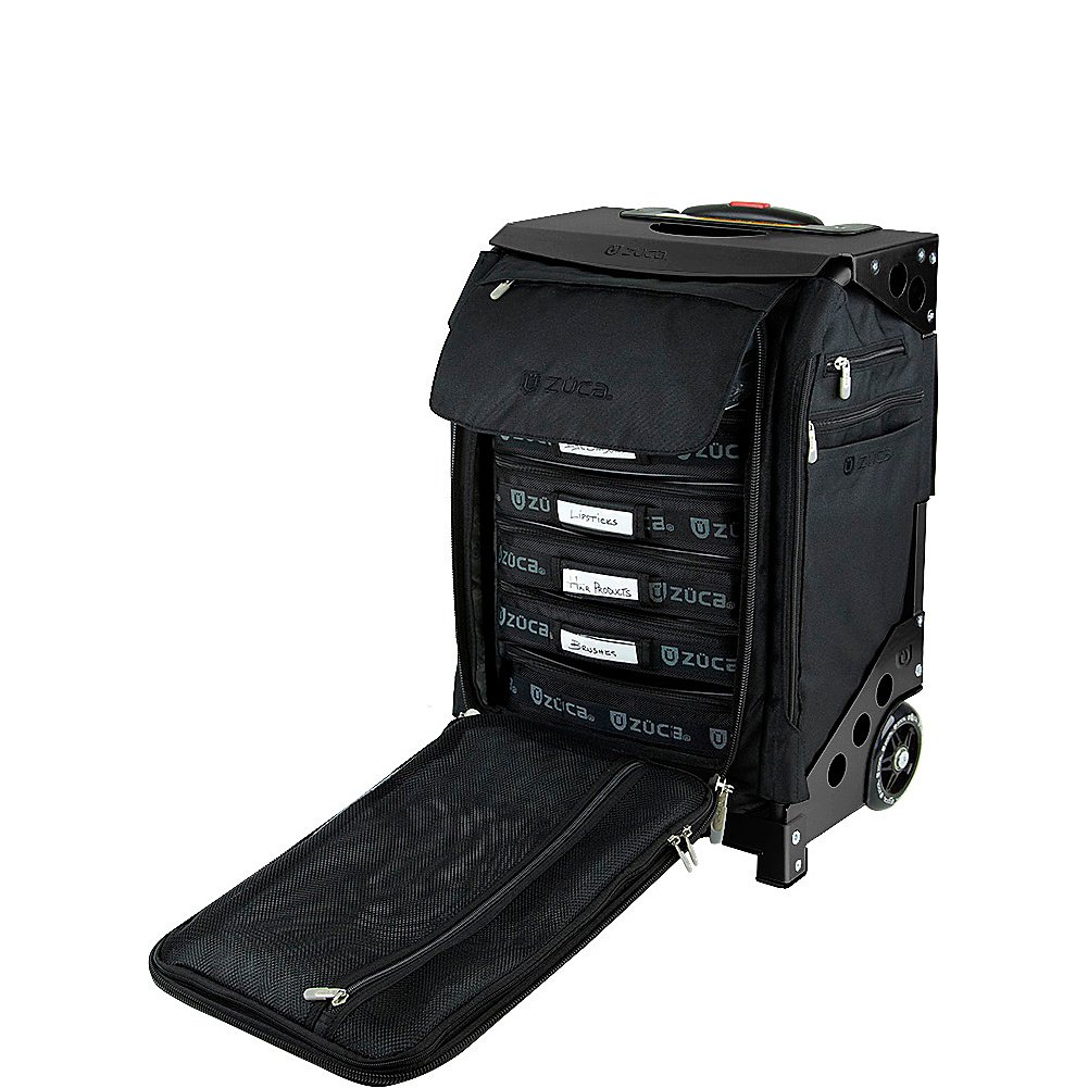 ZUCA Travel Cases for Artists & Professionals - Makeup Case with 4 Vinyl Utility Pouches Travel Cover 41 Telescoping Handle Rolling Wheels & Sturdy Aluminum Frame for Makeup Artists and Creat product thumbnail 4